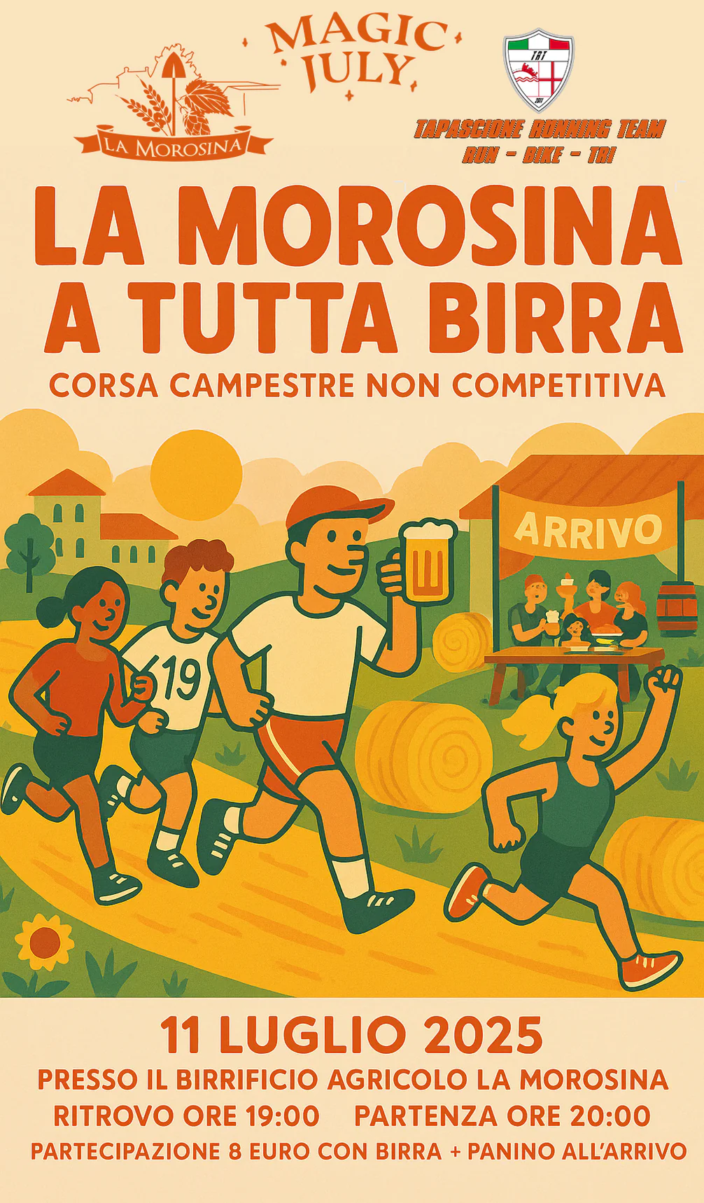 Iscriviti alla Morosina a Tutta Birra - Evento podistico non competitivo